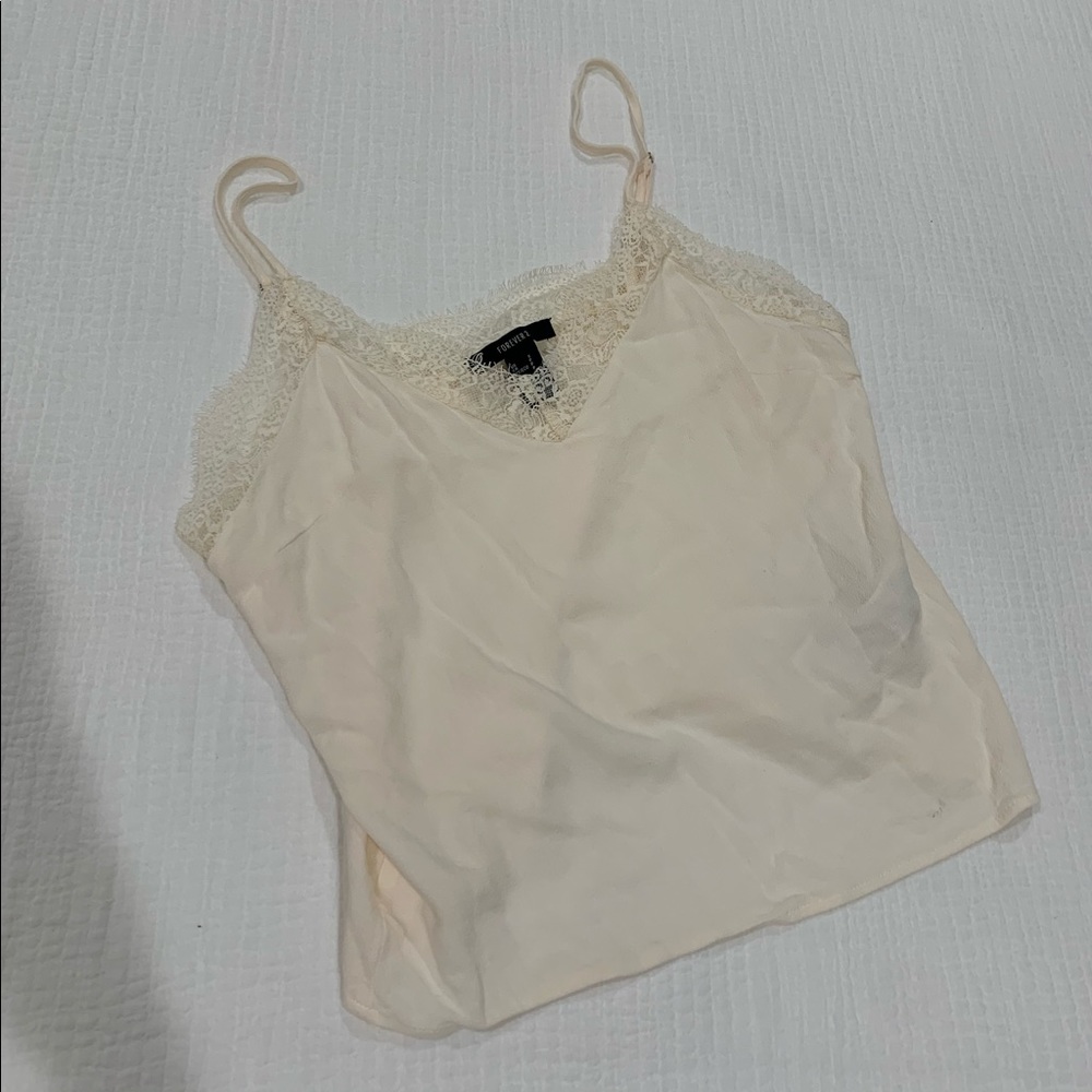 Cream Lace Cami